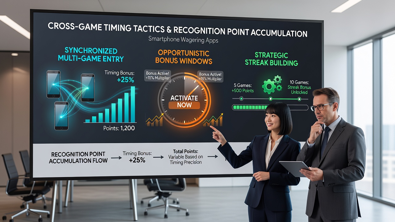 Close-up view of mobile app dashboard showing recognition points and game transition history
