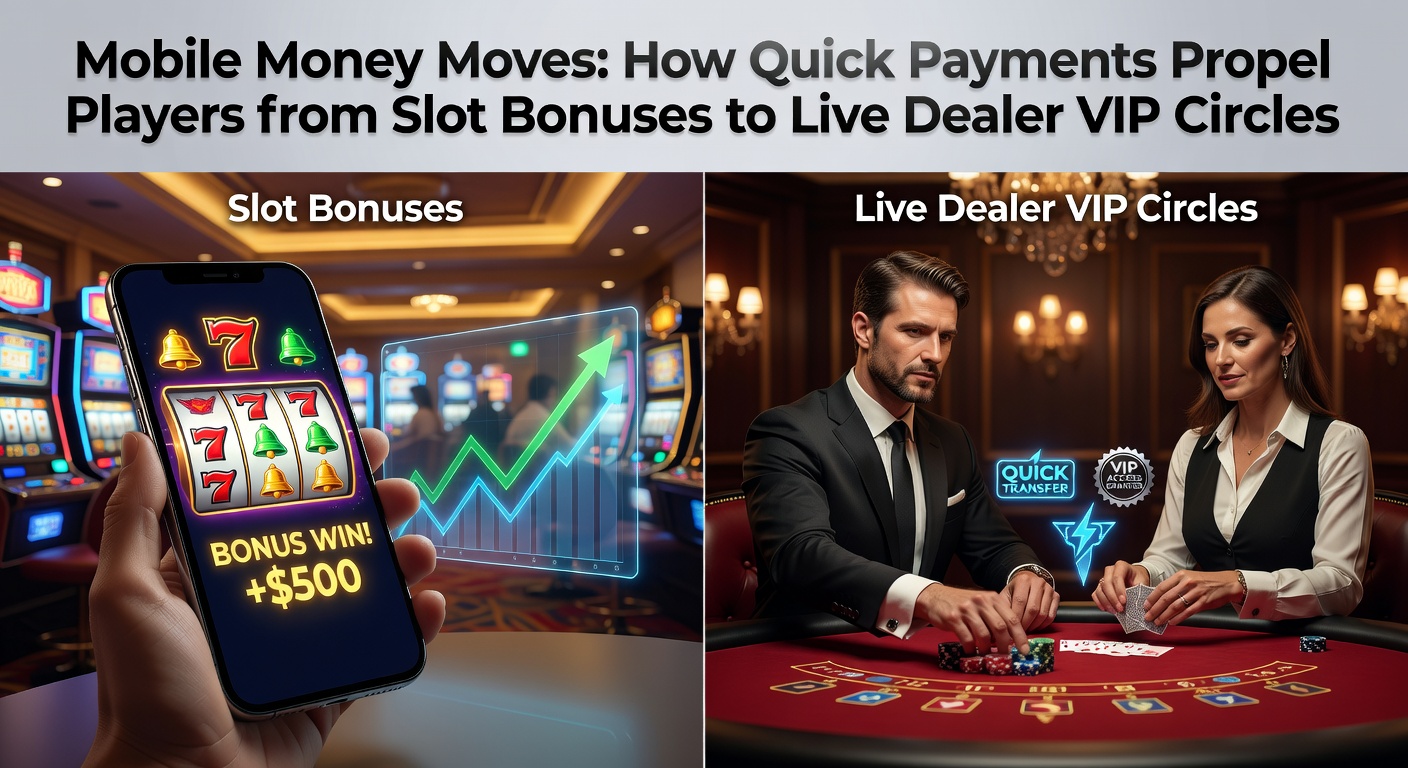 Smartphone displaying instant mobile payment confirmation in a casino app, with slot reels spinning in the background