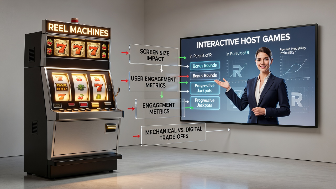 Comparison of smartphone and tablet interfaces for casino games with loyalty progress indicators
