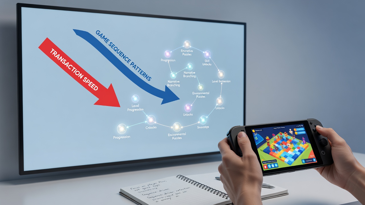 Sequence diagram illustrating mobile game patterns progressing from slots to live dealer tables for tier advancement