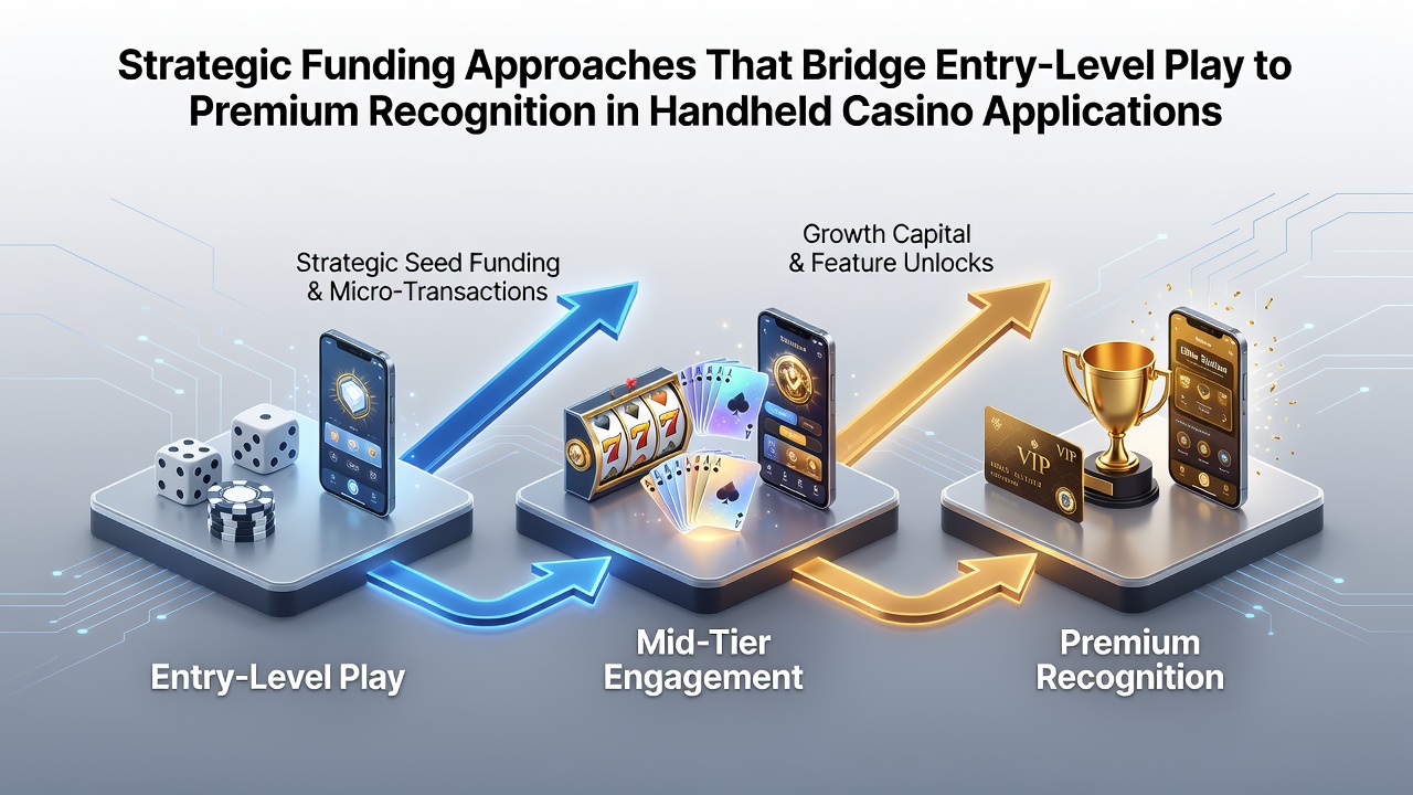 Mobile casino app interface showing deposit options and loyalty progress indicators on a smartphone screen